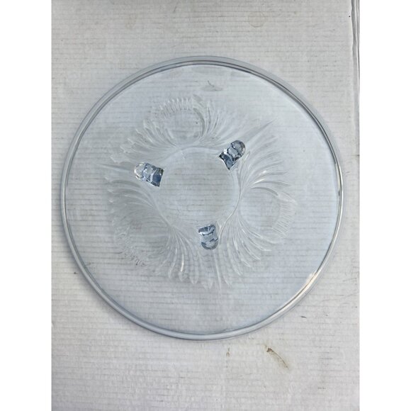 Paden City‎ 13.5" Blue Footed Console Bowl Compote Serving Tray "Maya" - Picture 10 of 16